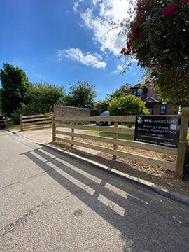 Fence with EWK sign